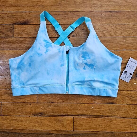 Earth Republic XL Sports Bra Blue - Picture 1 of 4